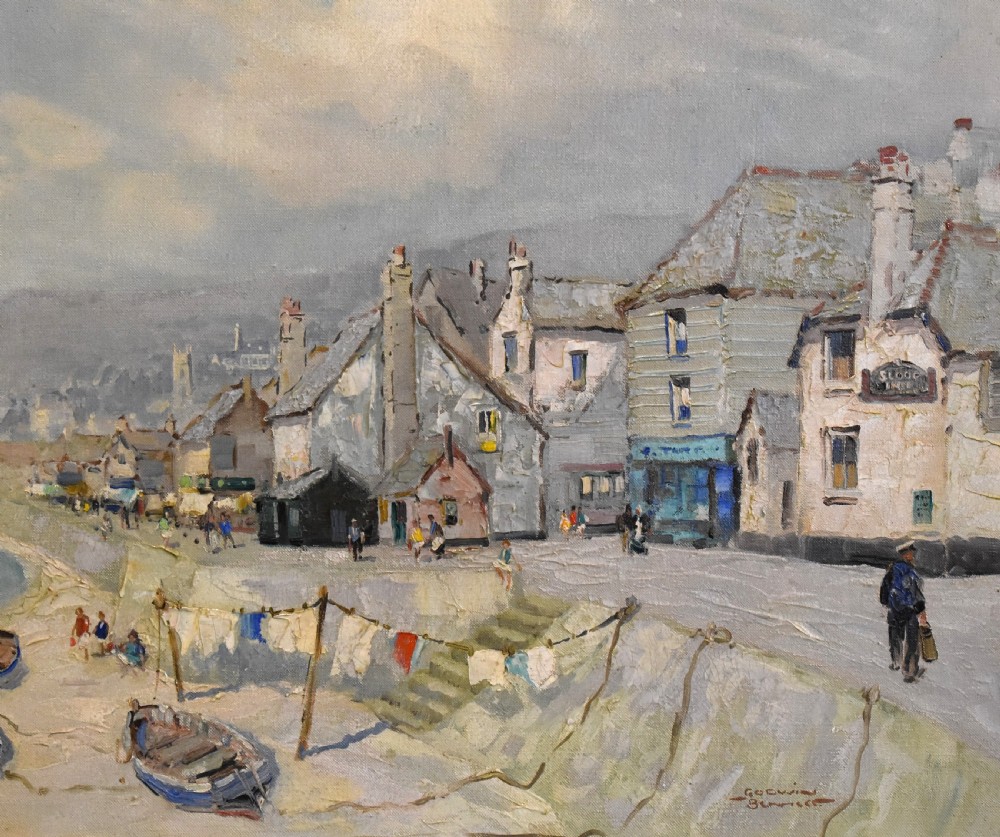Oil painting of St Ives by Godwin Bennett View V