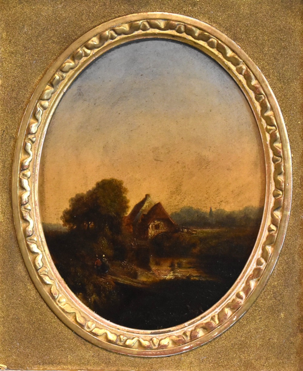 Fine pastoral landscape oil painting View IV