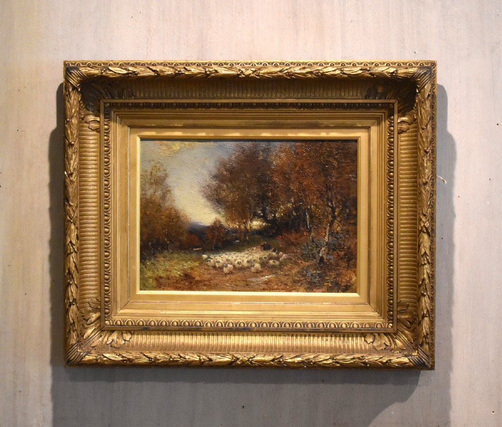 Autumn oil painting by Alexander Coutts Fraser