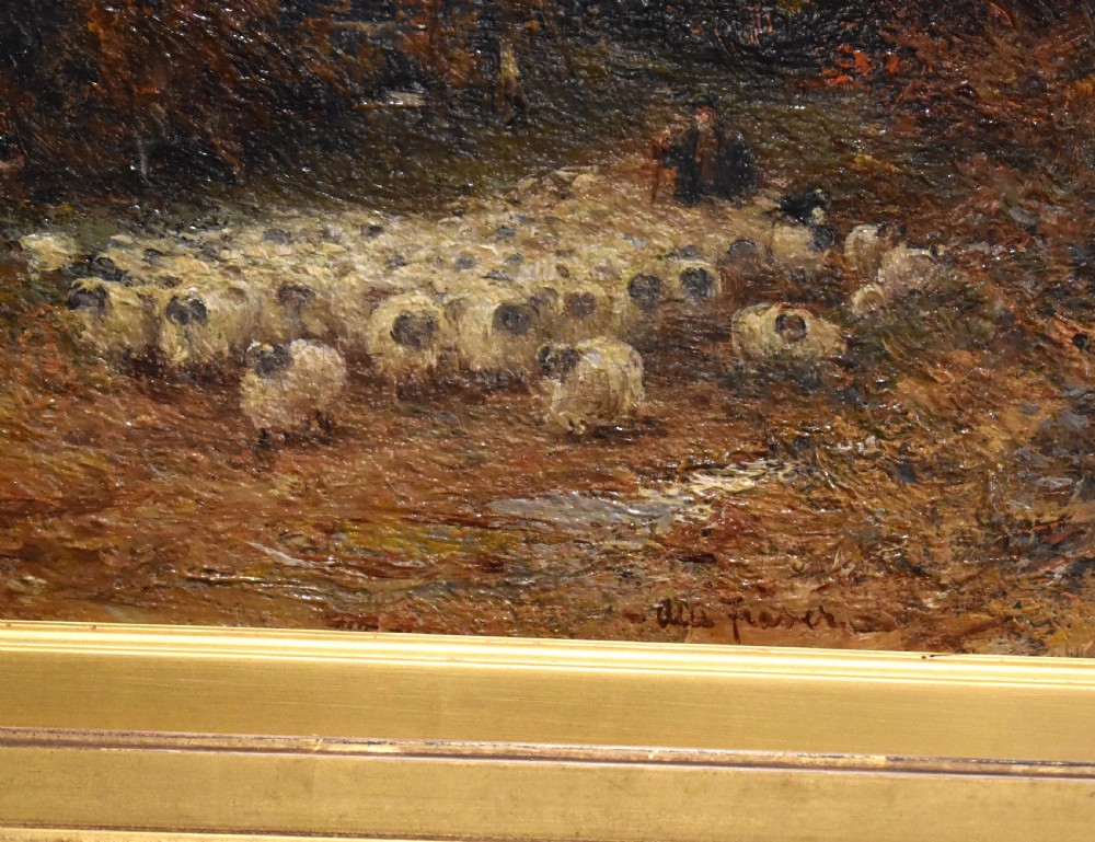 Autumn oil painting by Alexander Coutts Fraser View V