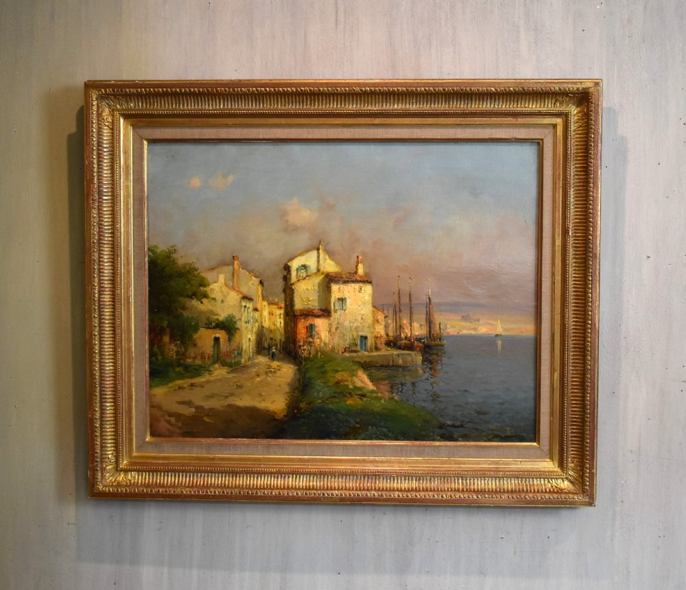 Oil painting by Antoine Bouvard Snr.