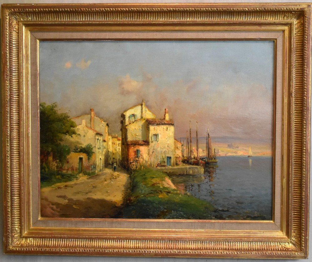 Oil painting by Antoine Bouvard Snr. View III