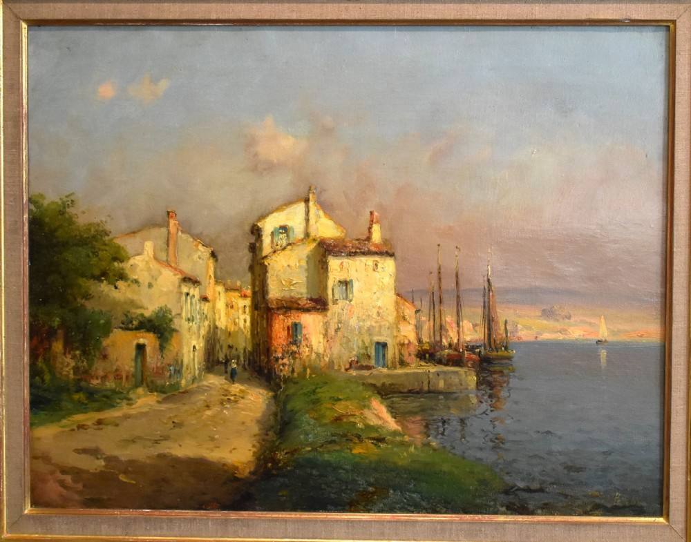 Oil painting by Antoine Bouvard Snr. View IV