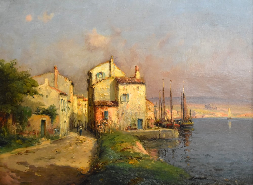 Oil painting by Antoine Bouvard Snr. View V