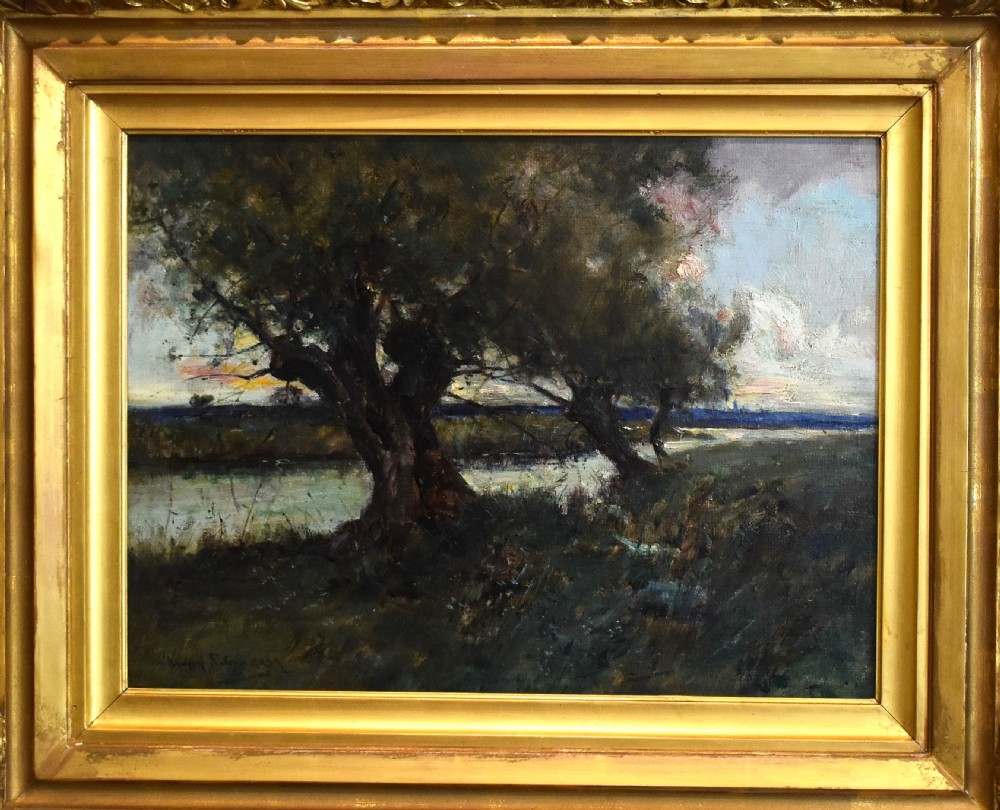 Landscape oil painting by Wellwood Rattray  View II