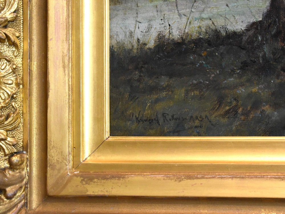 Landscape oil painting by Wellwood Rattray  View V