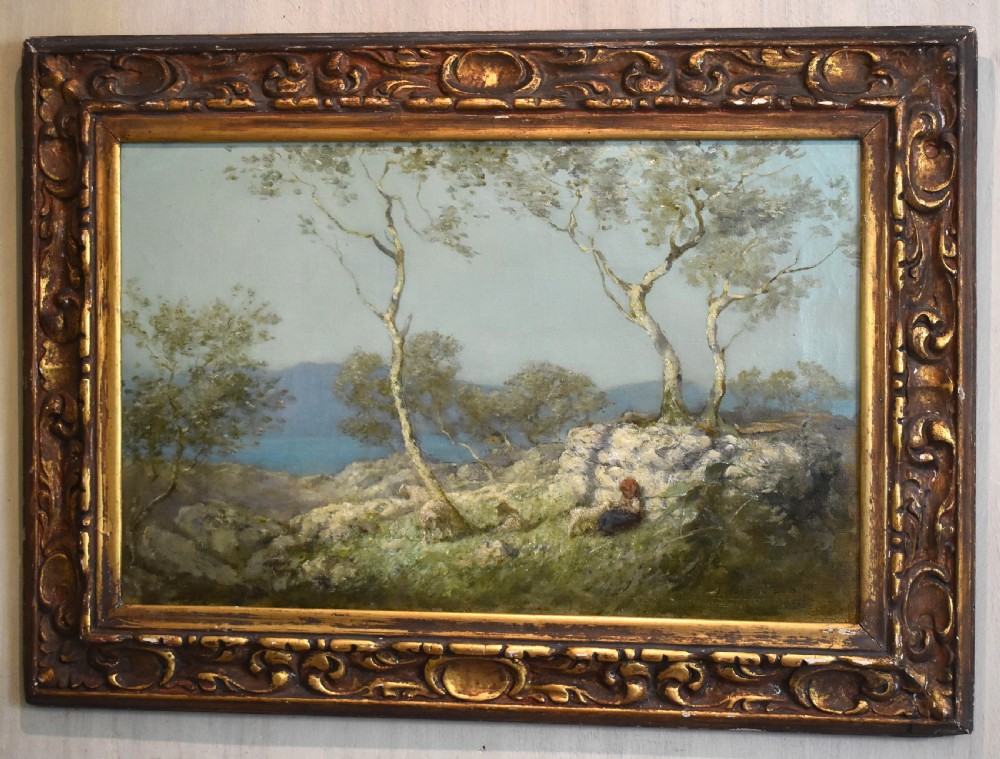 Landscape oil painting by Lewis Charles Powles View II
