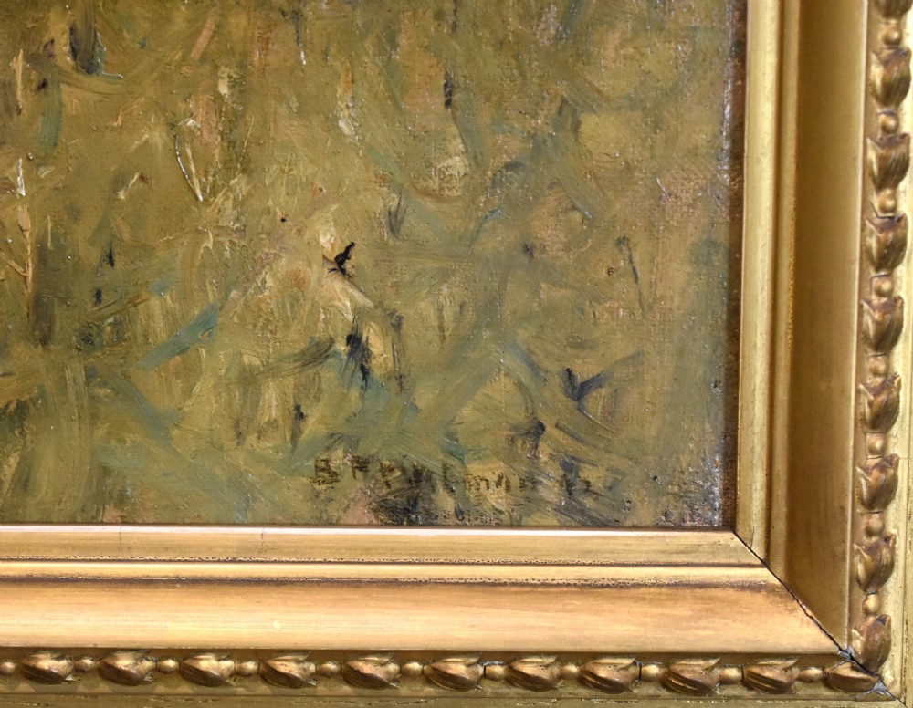 Landscape oil painting by Bertram Priestman View V