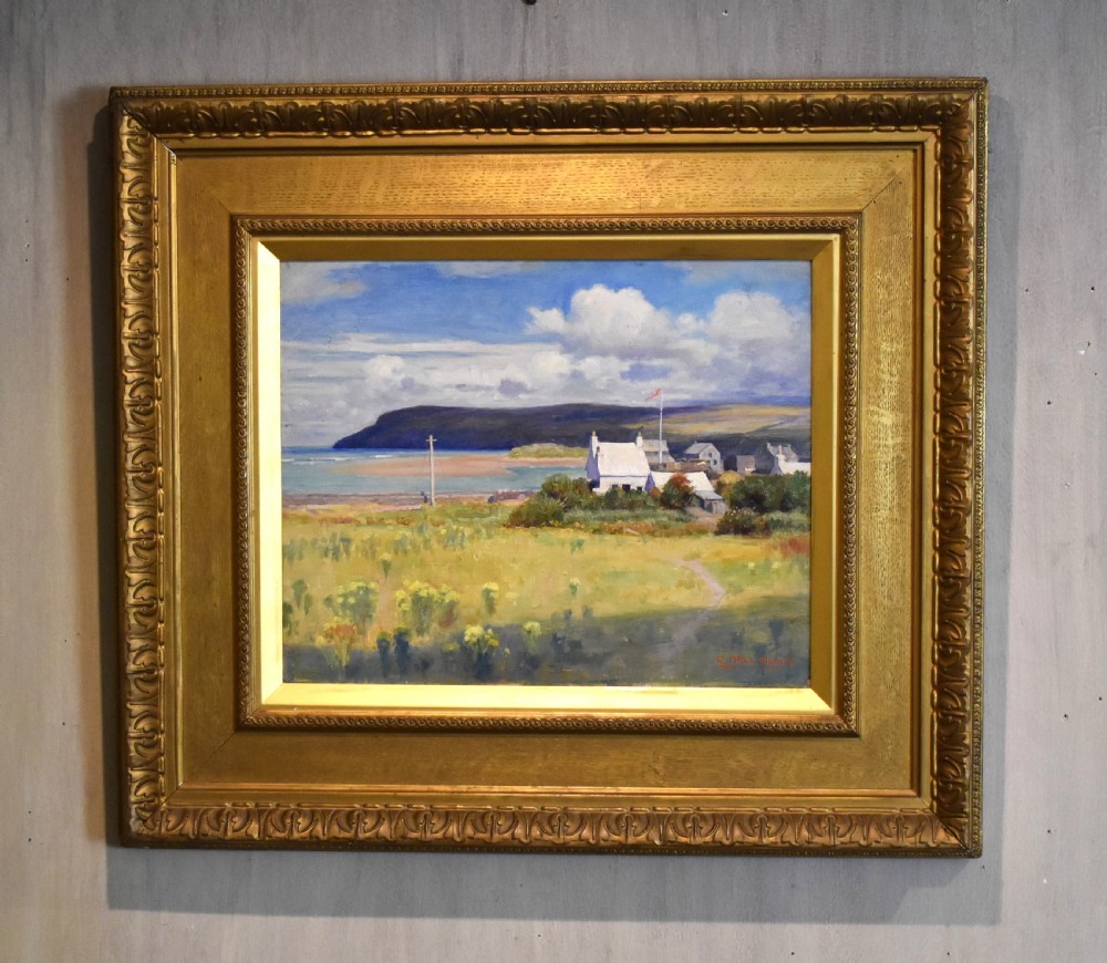 Landscape oil painting by George Hall Neale