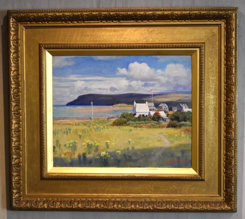Landscape oil painting by George Hall Neale View II