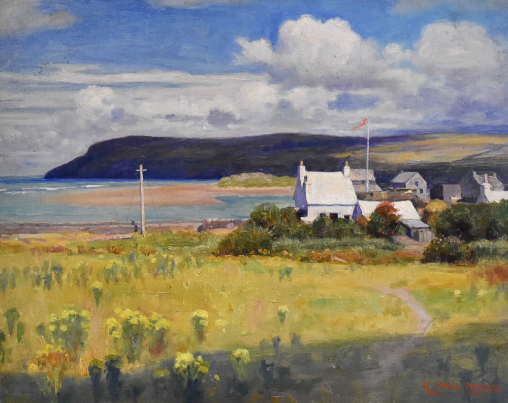 Landscape oil painting by George Hall Neale View V