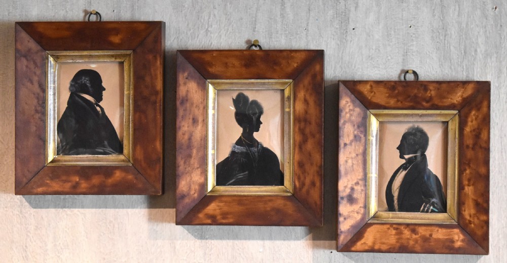 A set of five family silhouettes View V