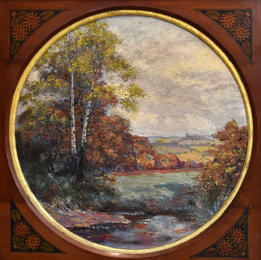 Arts and Crafts period landscape oil painting View III