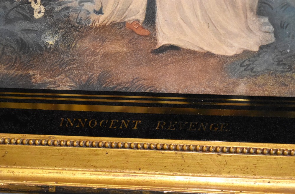Fine pair of Georgian prints after Westall View IV