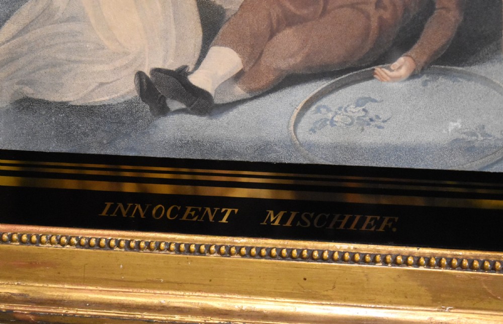 Fine pair of Georgian prints after Westall View VIII
