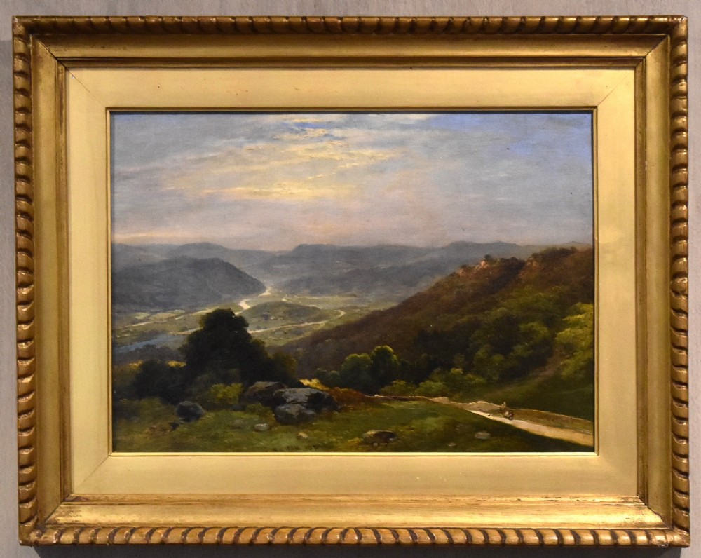 Landscape oil painting by Edward Price 1800-1885 View II