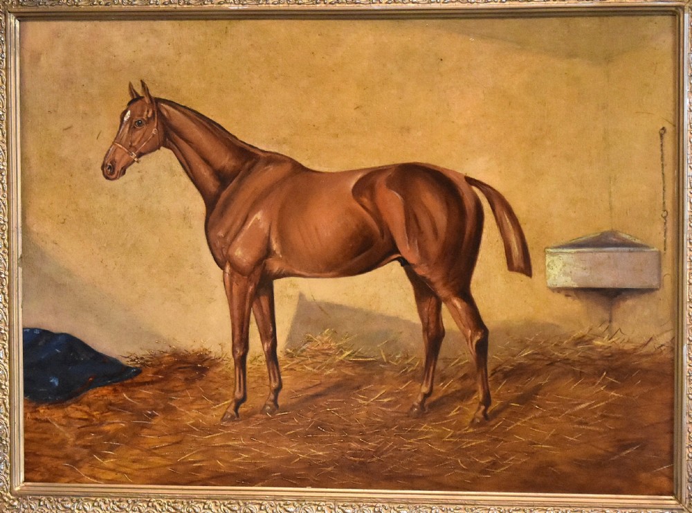 Horse oil painting, Joshua, by George Paice 1854-1925 View VI