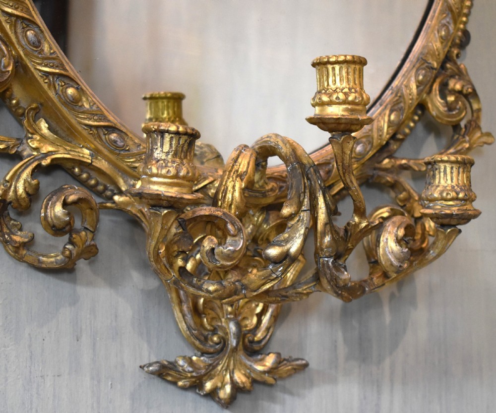 Large elaborate Victorian gilt mirror View IV