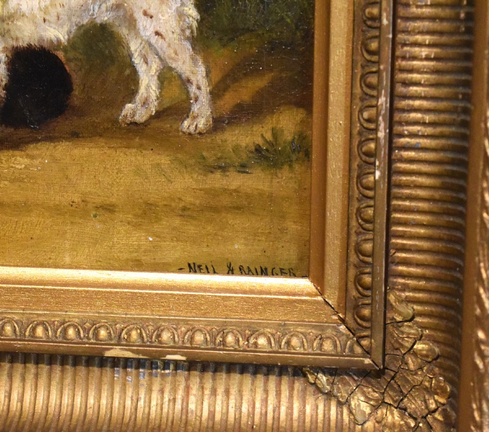 Oil painting of spaniels by Frederick French View VI