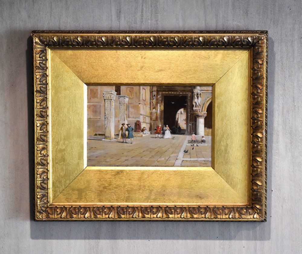 Oil painting of Venice by William Henry Jobbins