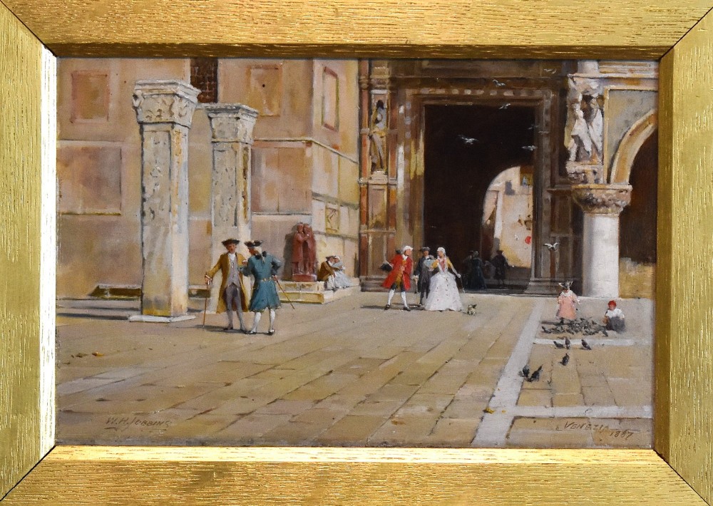 Oil painting of Venice by William Henry Jobbins View III