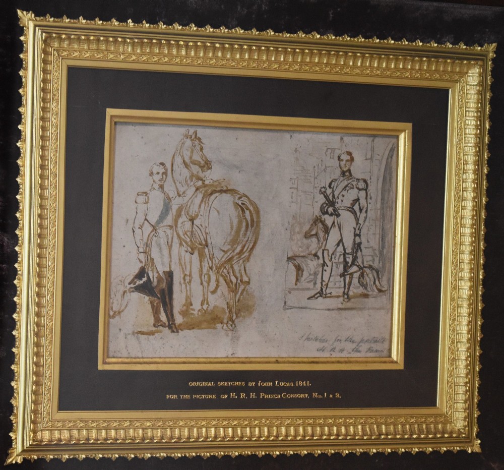 Original sketches of Prince Albert by John Lucas (1807-1874) View III