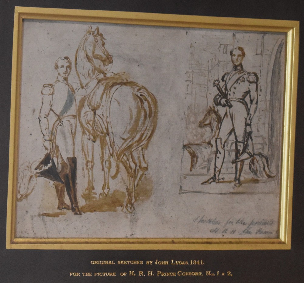 Original sketches of Prince Albert by John Lucas (1807-1874) View IV