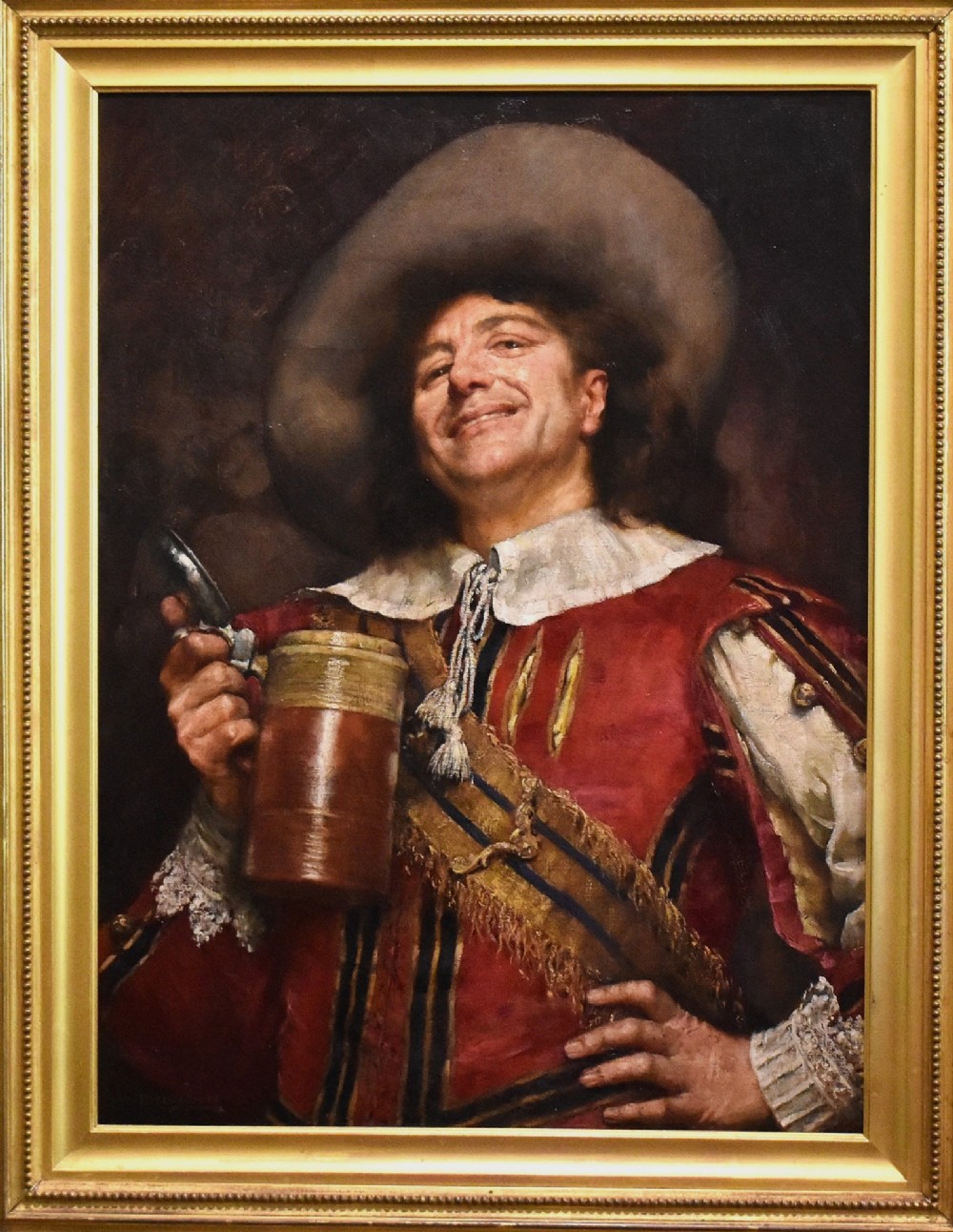 Cavalier portrait oil painting by William Arthur Breakespeare View III