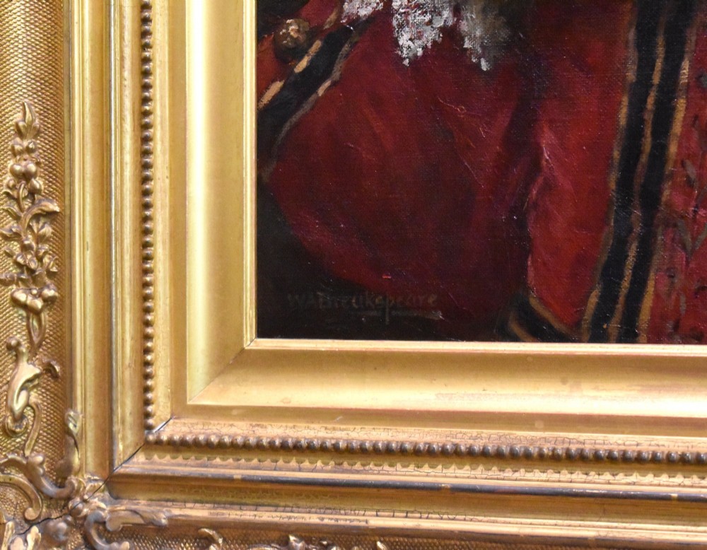 Cavalier portrait oil painting by William Arthur Breakespeare View VI