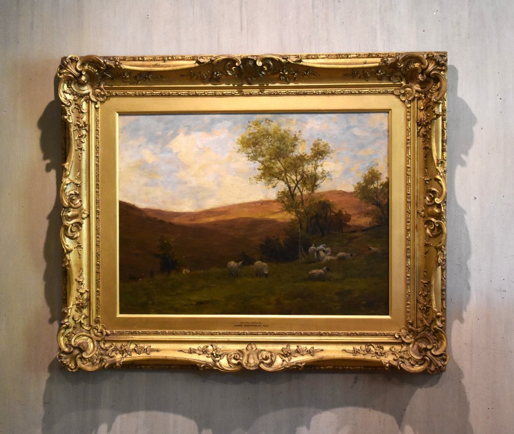 Landscape oil painting by James Aumonier