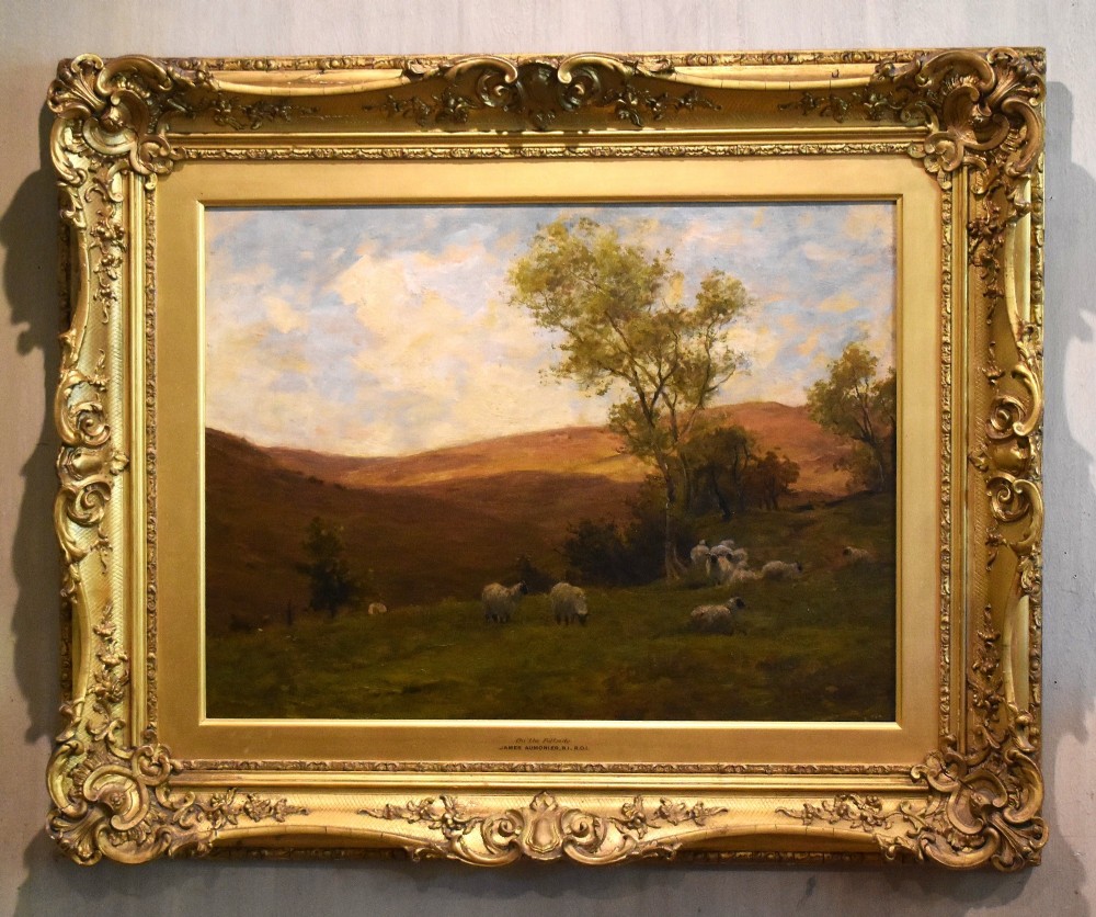 Landscape oil painting by James Aumonier View II