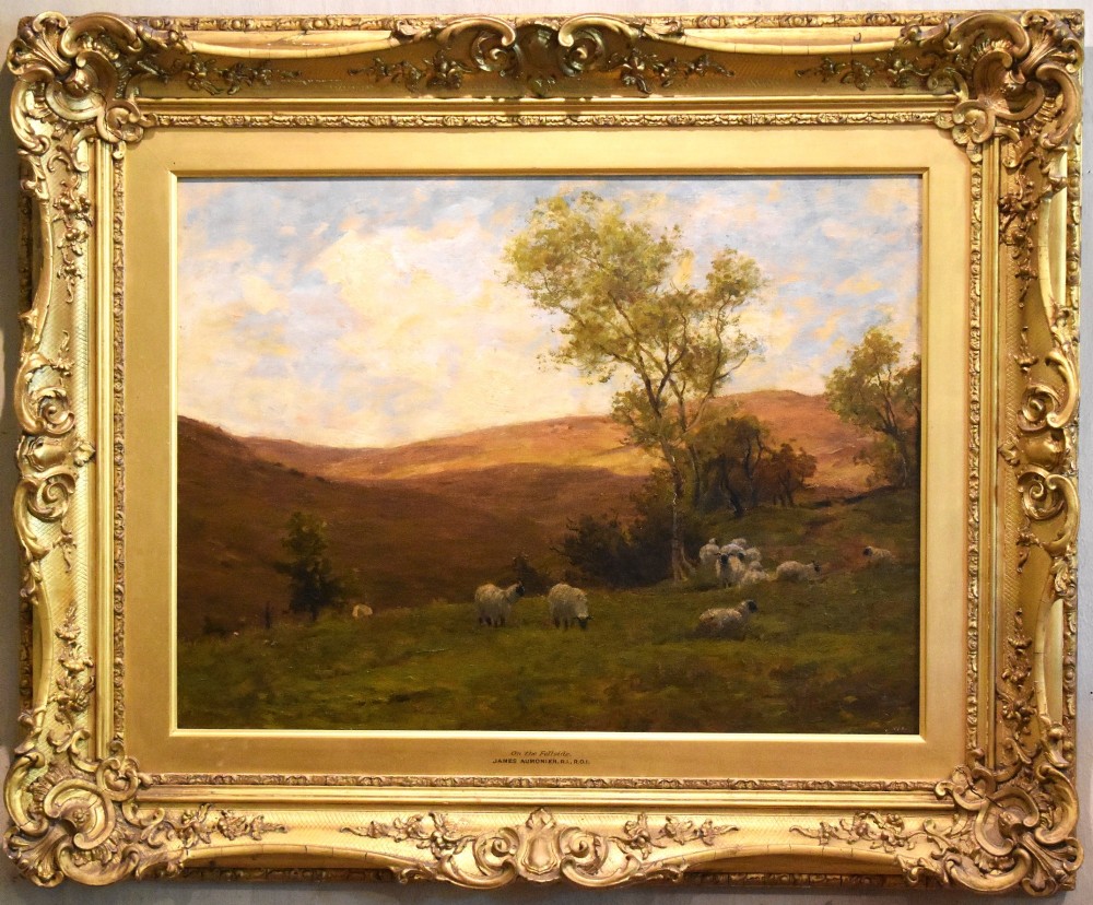 Landscape oil painting by James Aumonier View III