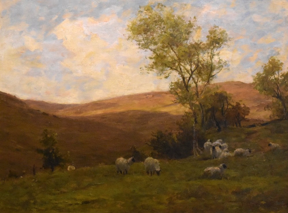 Landscape oil painting by James Aumonier View V