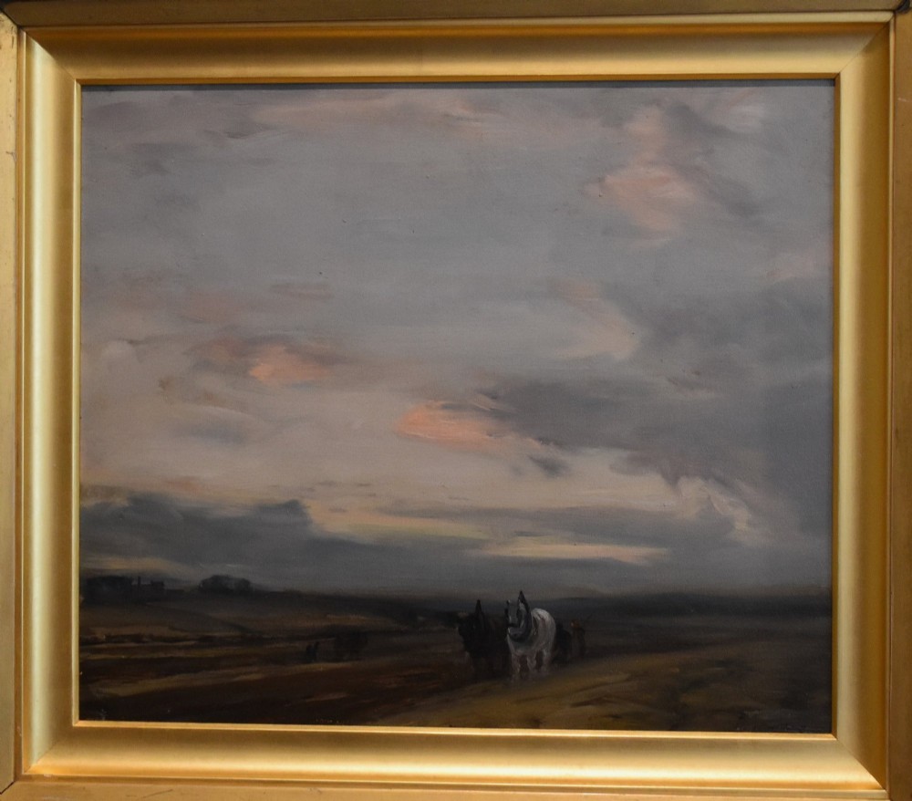 Landscape oil painting by John Campbell Mitchell 1862-1922 View III