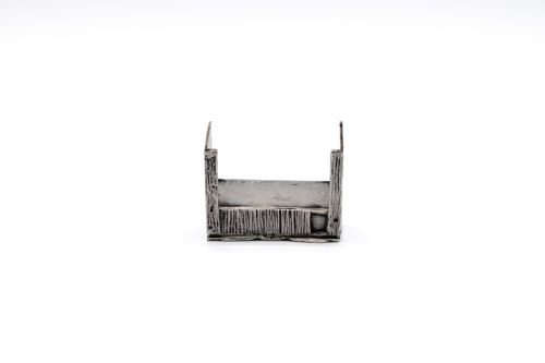 SHAKESPEARES DESK SILVER STAMP BOX BIRMINGHAM 1922 - ADDITIONAL PHOTO 4