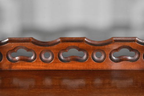 ANTIQUE FRENCH WALL HANGING SHELVES IN MAHOGANY 19TH CENTURY - ADDITIONAL PHOTO 14