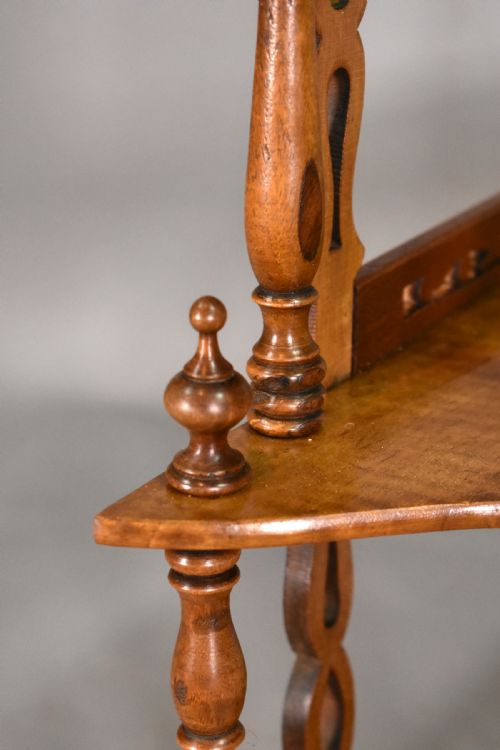 ANTIQUE FRENCH WALNUT SHELVING UNIT 19TH CENTURY - ADDITIONAL PHOTO 13