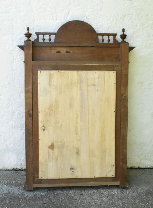 LARGE FRENCH OAK OVERMANTEL MIRROR HENRI II - ADDITIONAL PHOTO 11