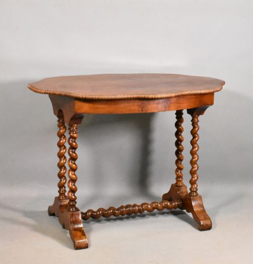 ANTIQUE FRENCH CENTRE TABLE IN WALNUT