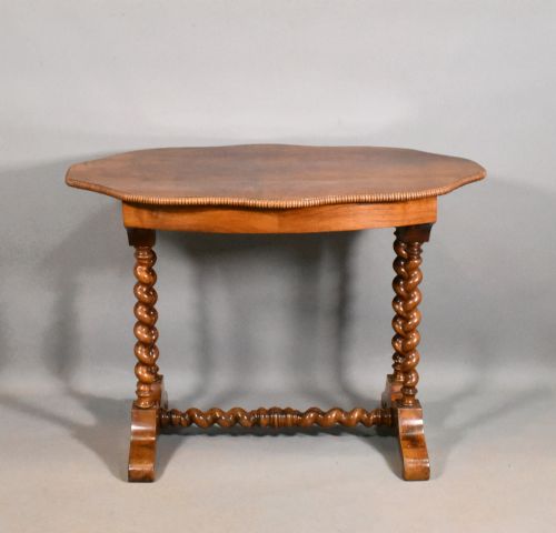 ANTIQUE FRENCH CENTRE TABLE IN WALNUT - ADDITIONAL PHOTO 3