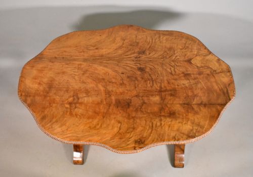 ANTIQUE FRENCH CENTRE TABLE IN WALNUT - ADDITIONAL PHOTO 5