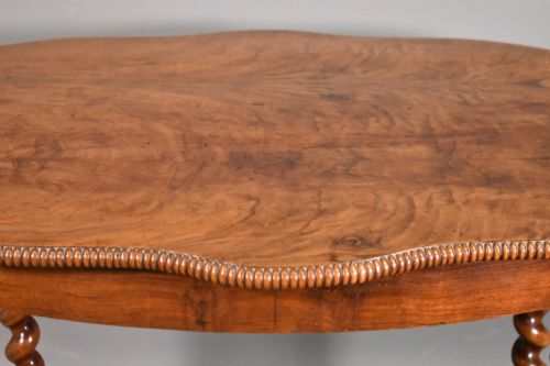 ANTIQUE FRENCH CENTRE TABLE IN WALNUT - ADDITIONAL PHOTO 6