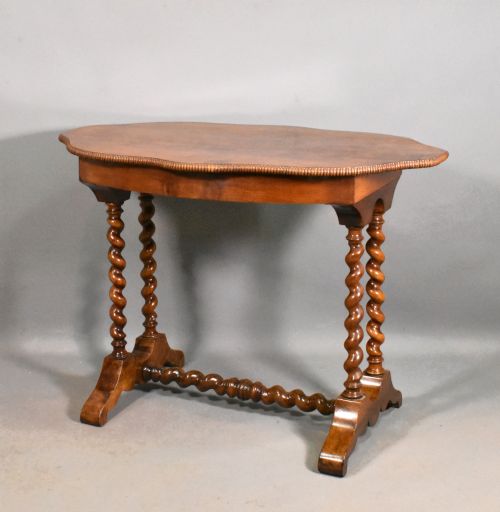 ANTIQUE FRENCH CENTRE TABLE IN WALNUT - ADDITIONAL PHOTO 11