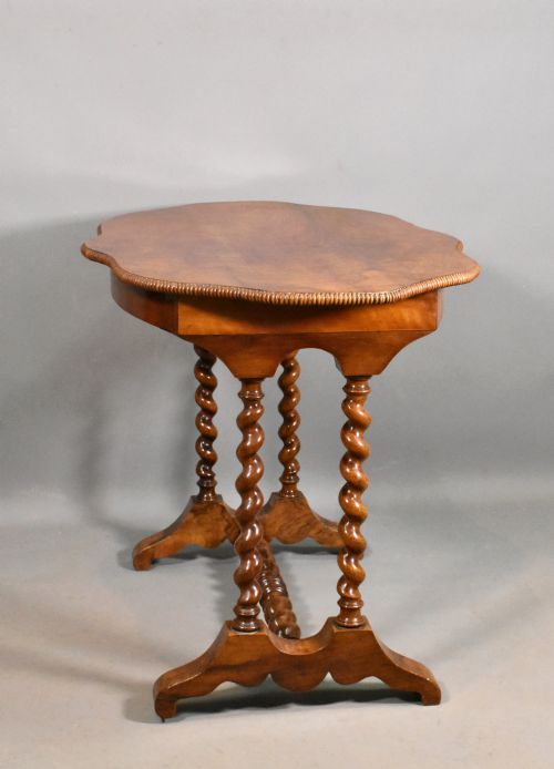 ANTIQUE FRENCH CENTRE TABLE IN WALNUT - ADDITIONAL PHOTO 12