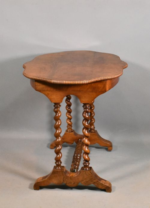 ANTIQUE FRENCH CENTRE TABLE IN WALNUT - ADDITIONAL PHOTO 13