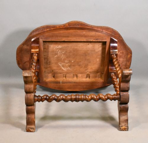 ANTIQUE FRENCH CENTRE TABLE IN WALNUT - ADDITIONAL PHOTO 14