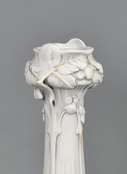 PAIR OF ART NOUVEAU VASES ROYAL DUX BOHEMIA - ADDITIONAL PHOTO 5