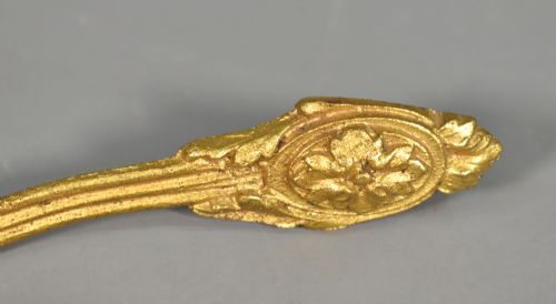 PAIR FRENCH BRONZE CURTAIN TIEBACKS LOUIS XVI STYLE - ADDITIONAL PHOTO 7