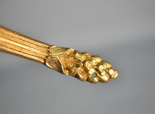 PAIR FRENCH BRONZE CURTAIN TIEBACKS LOUIS XVI STYLE - ADDITIONAL PHOTO 10