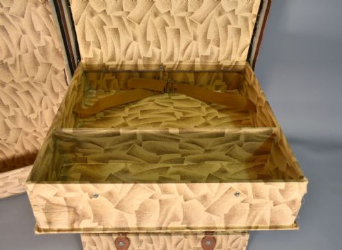 FRENCH ANTIQUE STEAMER TRUNK SUITCASE - ADDITIONAL PHOTO 11